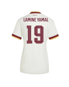 Billige Fotballdrakt Spania Lamine Yamal #19 Replika Bortedrakt Dame VM 2026 Kortermet Billige Fotballdrakt Spania Lamine Yamal #19 Replika Bortedrakt Dame VM 2026 Kortermet